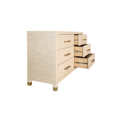 Winchester Six Drawer Chest-Worlds Away-WORLD-WINCHESTER NAT-DressersNatural-5-France and Son