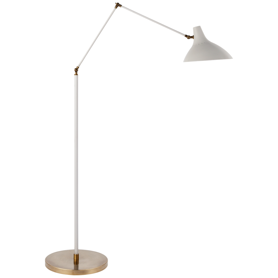 Cica Floor Lamp-Visual Comfort-VISUAL-ARN 1006WHT-Floor LampsWhite-1-France and Son