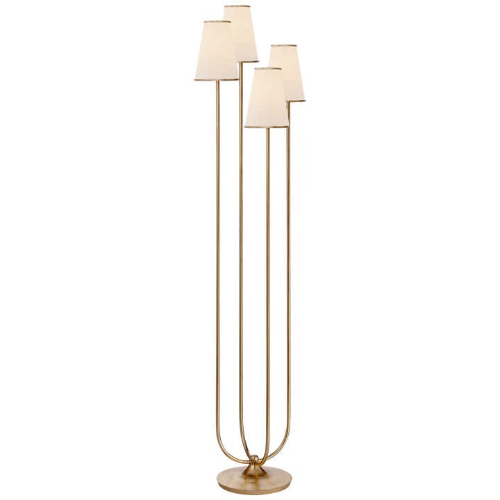 Monoceros Floor Lamp-Visual Comfort-VISUAL-ARN 1025G-L-Floor LampsGild-2-France and Son