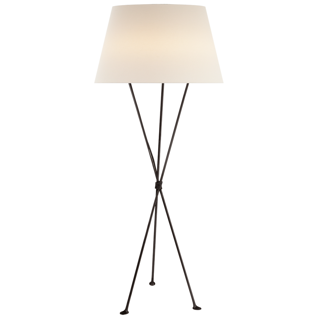 Lucky Floor Lamp-Visual Comfort-VISUAL-ARN 1027AI-L-Floor LampsAged Iron-3-France and Son