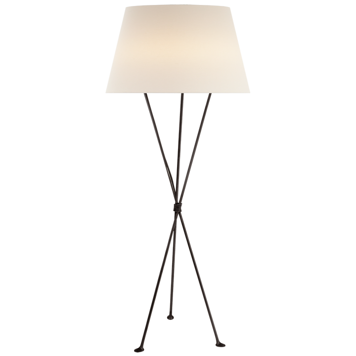 Lucky Floor Lamp-Visual Comfort-VISUAL-ARN 1027AI-L-Floor LampsAged Iron-3-France and Son