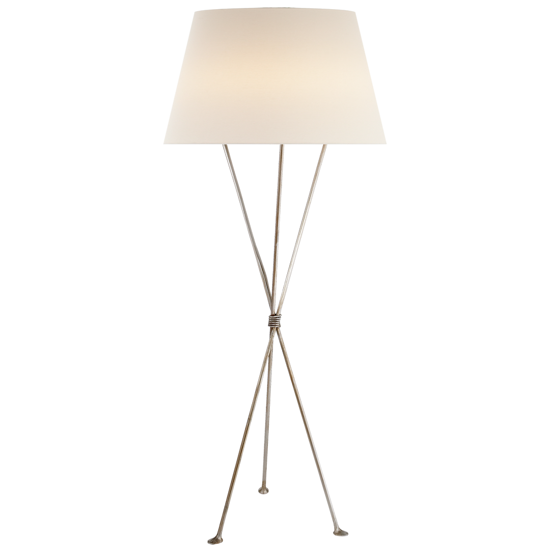 Lucky Floor Lamp-Visual Comfort-VISUAL-ARN 1027BSL-L-Floor LampsBurnished Silver Leaf-1-France and Son