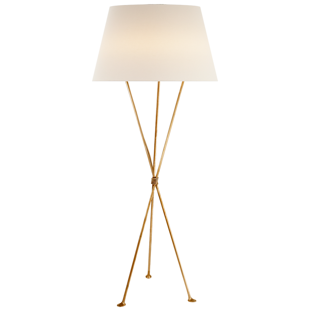 Lucky Floor Lamp-Visual Comfort-VISUAL-ARN 1027G-L-Floor LampsGild-2-France and Son