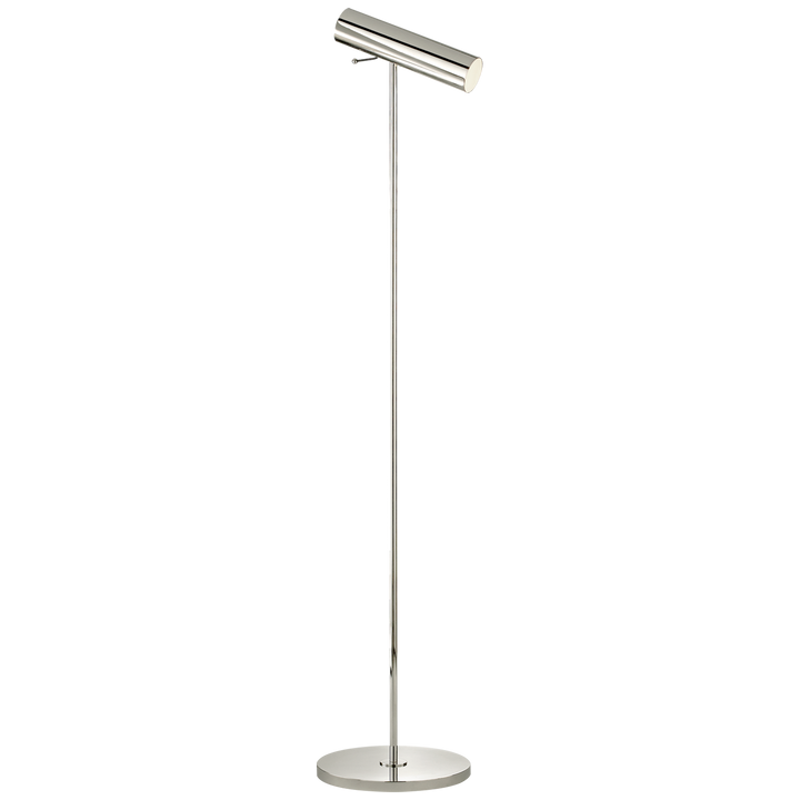 Lin Pivoting Floor Lamp-Visual Comfort-VISUAL-ARN 1042PN-Floor LampsPolished Nickel-1-France and Son