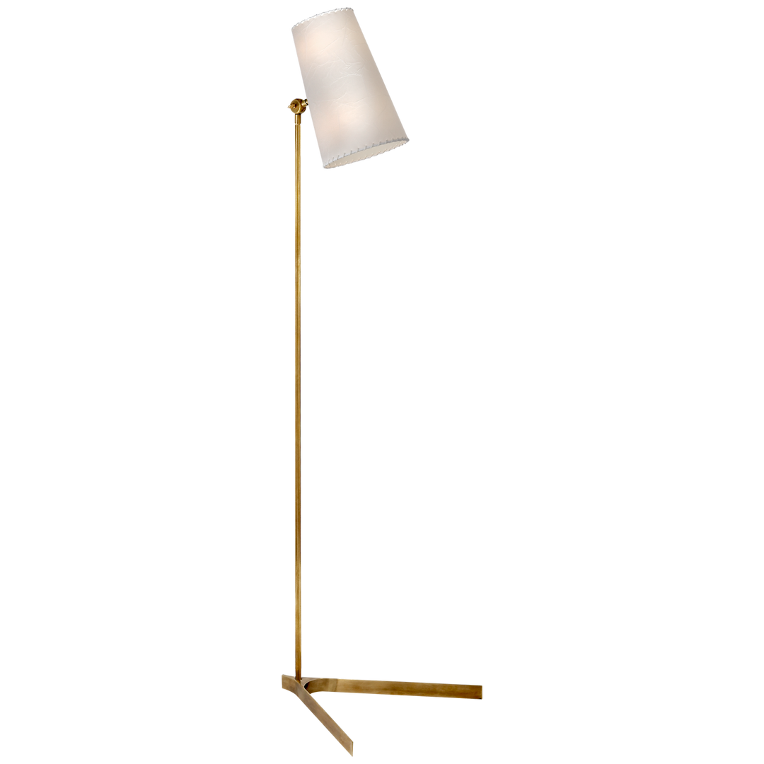 Allay Floor Lamp-Visual Comfort-VISUAL-ARN 1101HAB-PRC-Floor LampsHand-Rubbed Antique Brass-2-France and Son