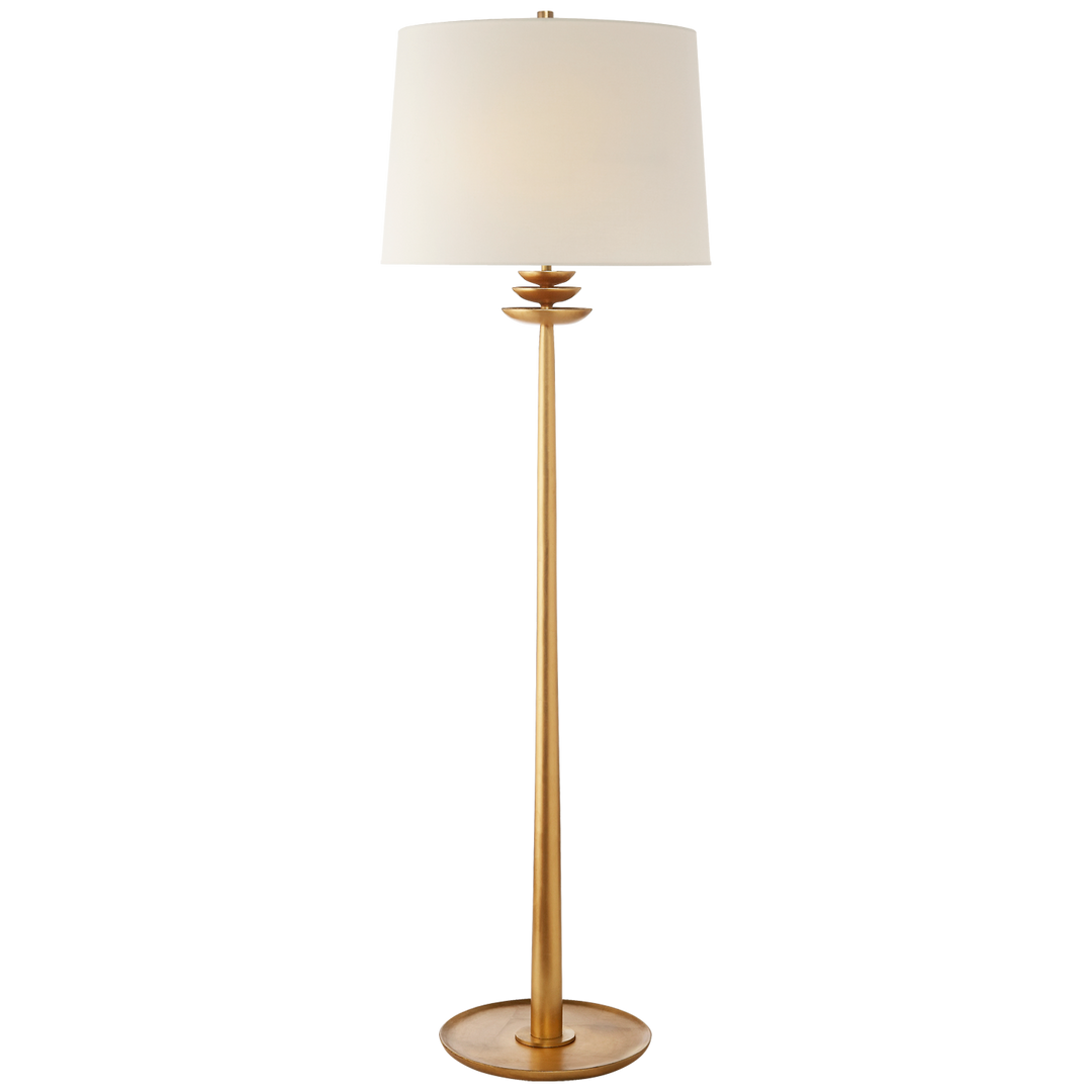 Bae Floor Lamp-Visual Comfort-VISUAL-ARN 1301G-L-Floor LampsGild-3-France and Son