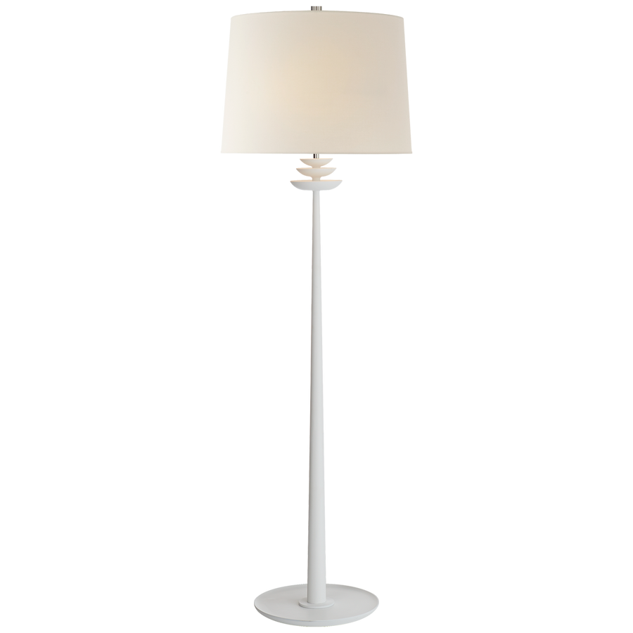 Bae Floor Lamp-Visual Comfort-VISUAL-ARN 1301WHT-L-Floor LampsPlaster White-1-France and Son