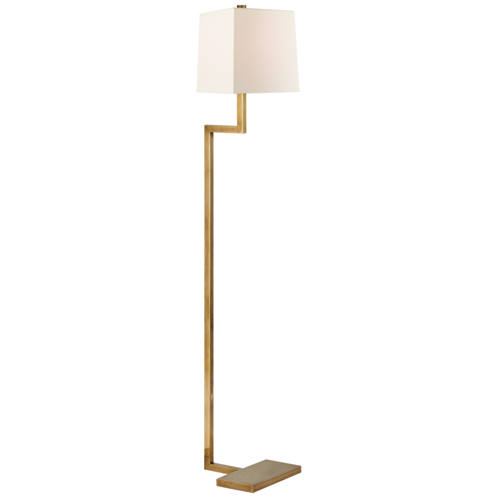Aleandra Floor Lamp-Visual Comfort-VISUAL-ARN 1420HAB-L-Floor LampsHand-Rubbed Antique Brass-2-France and Son