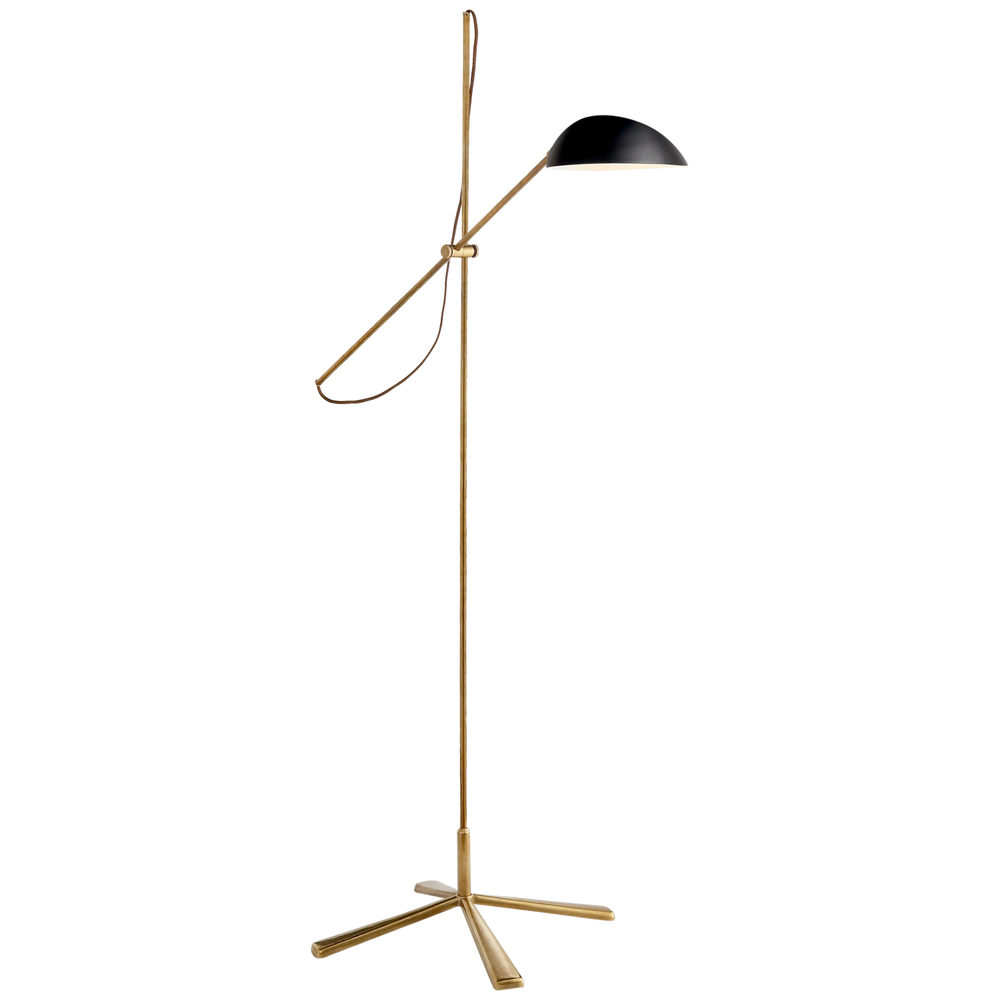 Gaiya Floor Lamp-Visual Comfort-VISUAL-ARN 1501HAB-BLK-Floor LampsBlack-2-France and Son