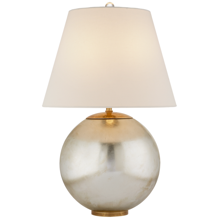 Morilla Table Lamp-Visual Comfort-VISUAL-ARN 3000BSL-L-Table LampsBurnished Silver Leaf-1-France and Son
