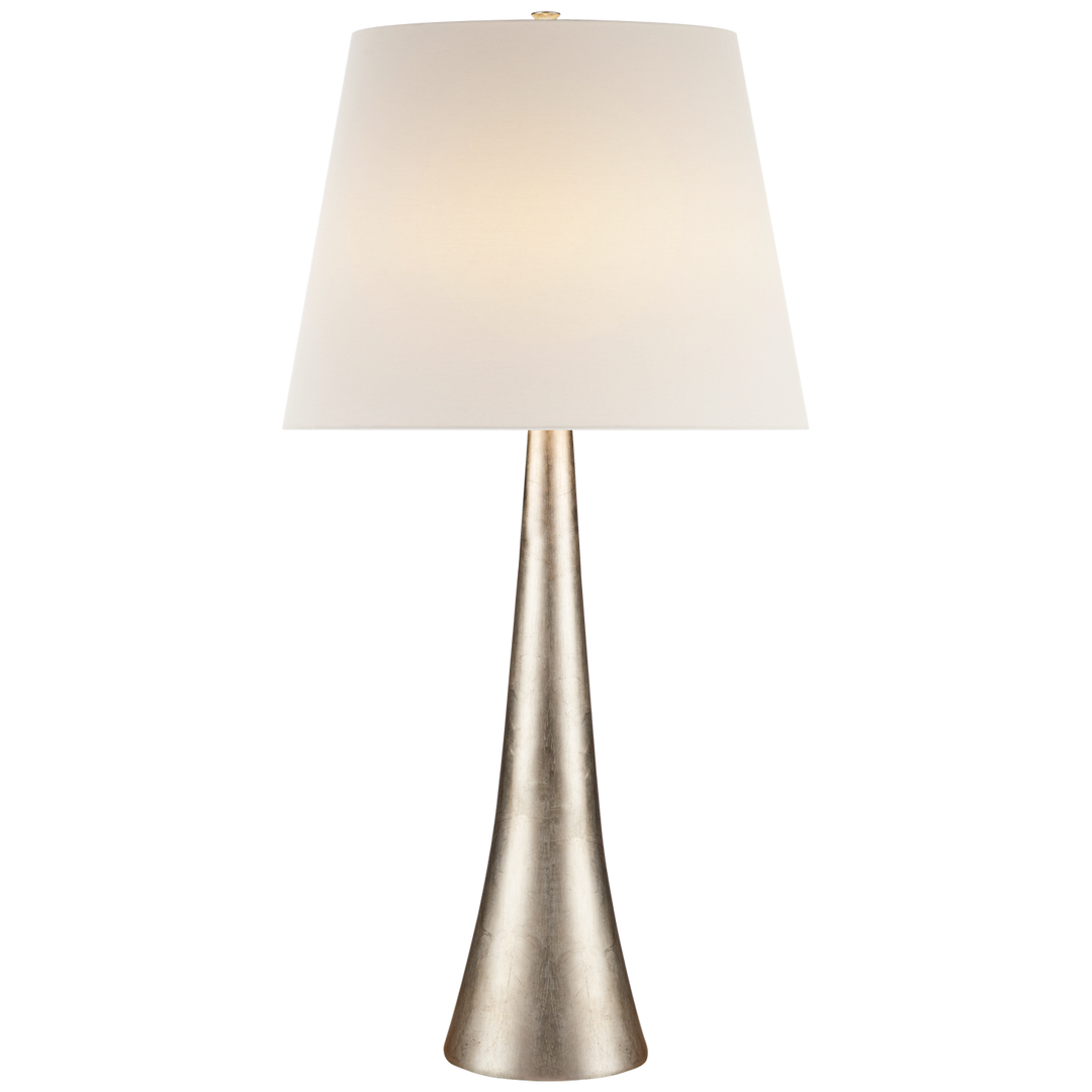 Dafne Table Lamp-Visual Comfort-VISUAL-ARN 3002BSL-L-Table LampsBurnished Silver Leaf-3-France and Son