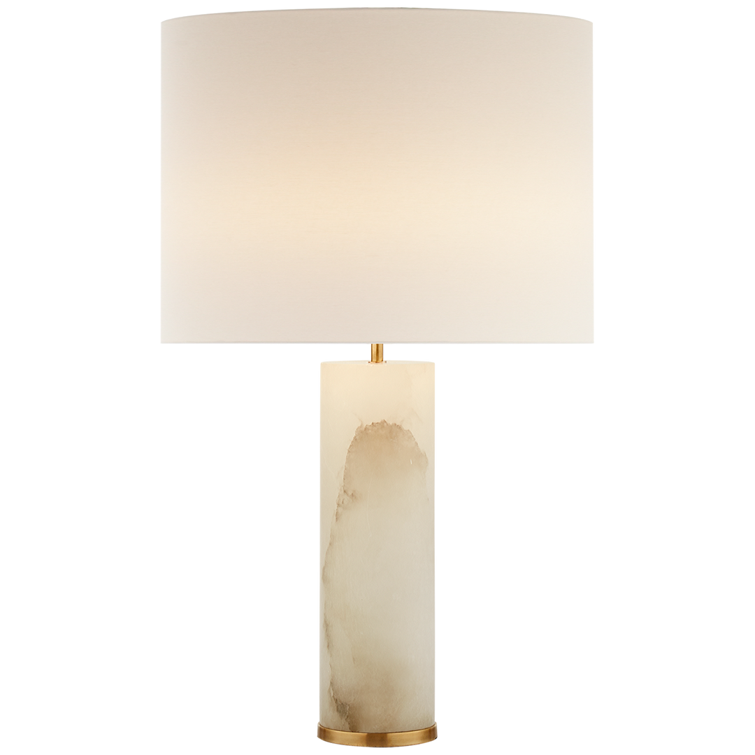 Looney Table Lamp-Visual Comfort-VISUAL-ARN 3024ALB-L-Table LampsAlabaster-1-France and Son