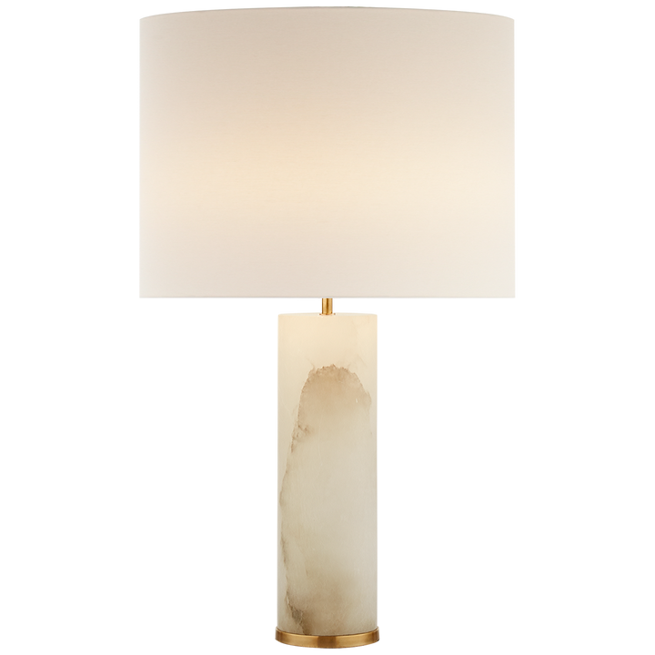 Looney Table Lamp-Visual Comfort-VISUAL-ARN 3024ALB-L-Table LampsAlabaster-1-France and Son