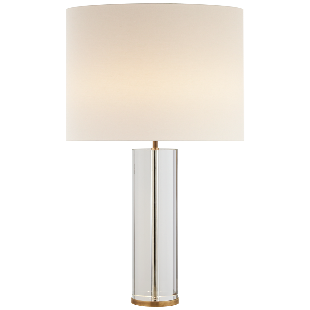 Looney Table Lamp-Visual Comfort-VISUAL-ARN 3024CG/HAB-L-Table LampsCrystal with Brass-2-France and Son