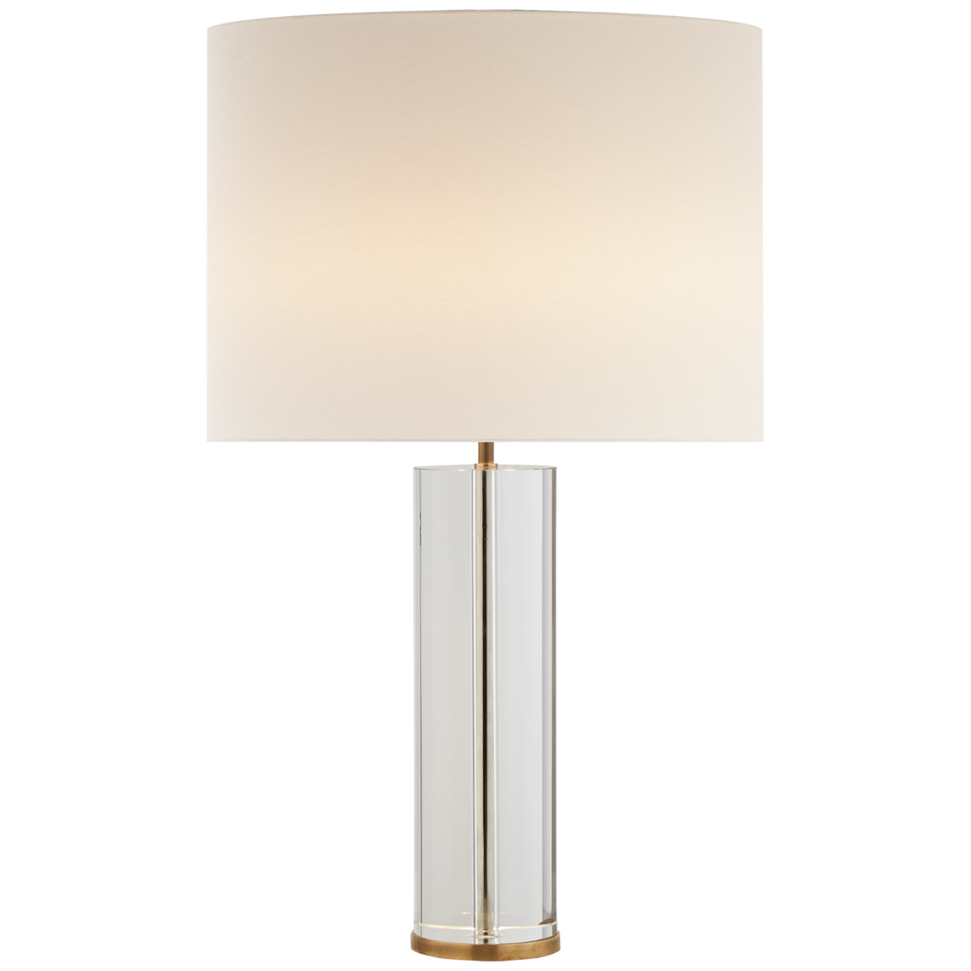 Looney Table Lamp-Visual Comfort-VISUAL-ARN 3024CG/HAB-L-Table LampsCrystal with Brass-2-France and Son