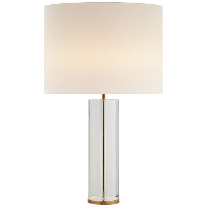 Looney Table Lamp-Visual Comfort-VISUAL-ARN 3024CG/HAB-L-Table LampsCrystal with Brass-2-France and Son