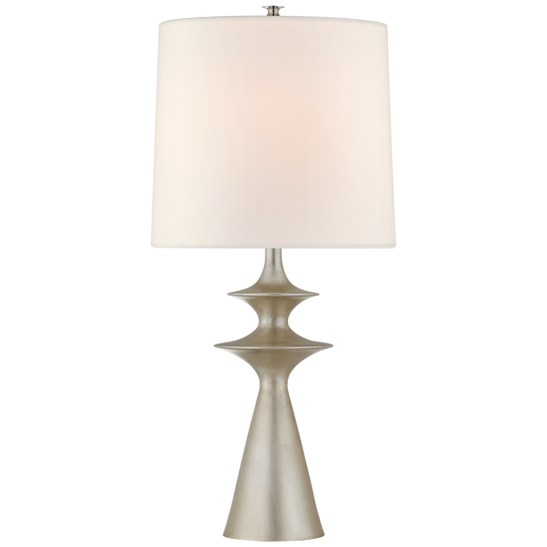 Leilani Table Lamp-Visual Comfort-VISUAL-ARN 3324BSL-L-Table LampsLarge-Burnished Silver Leaf-4-France and Son