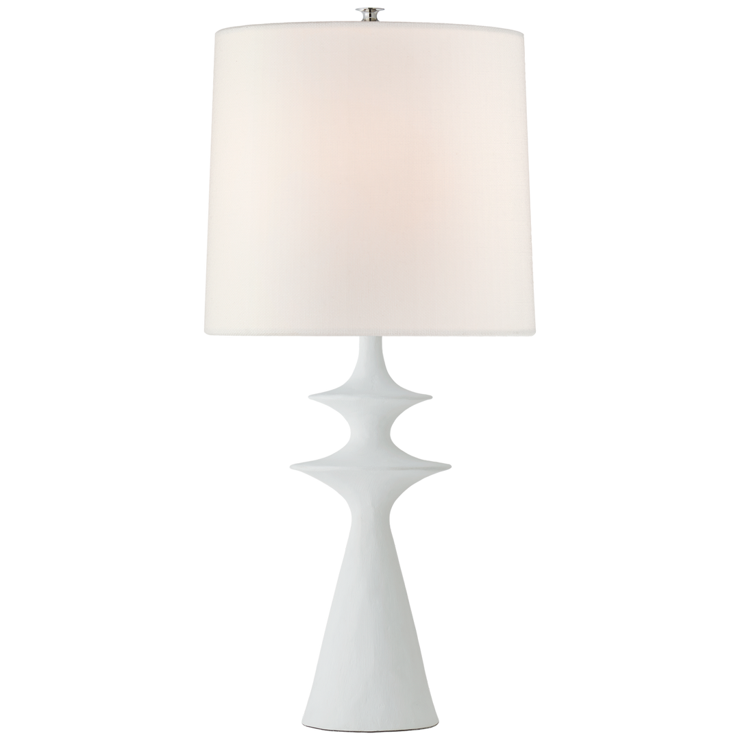 Leilani Table Lamp-Visual Comfort-VISUAL-ARN 3324PW-L-Table LampsLarge-Plaster White-6-France and Son