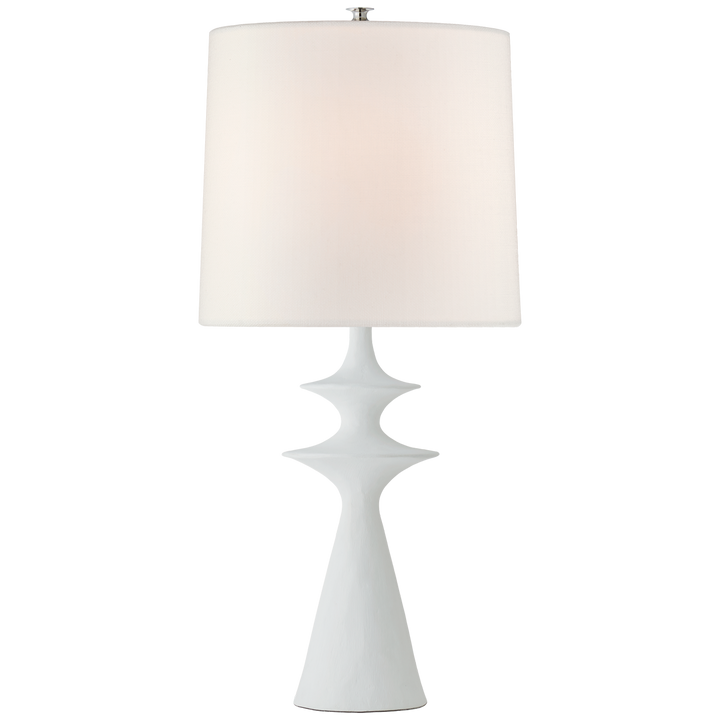 Leilani Table Lamp-Visual Comfort-VISUAL-ARN 3324PW-L-Table LampsLarge-Plaster White-6-France and Son