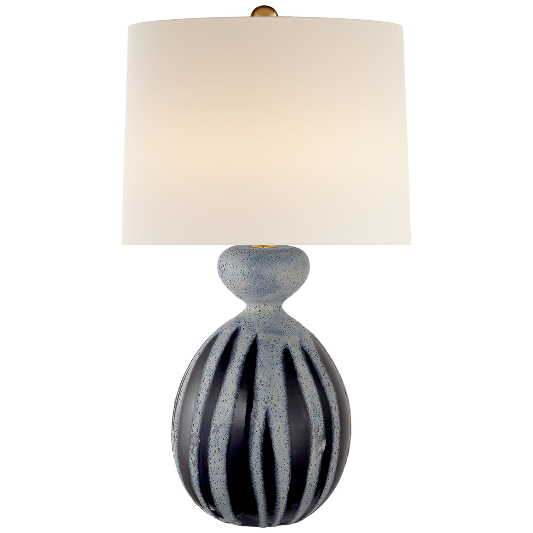 Goya Table Lamp-Visual Comfort-VISUAL-ARN 3606DC-L-Table LampsDrizzled Cobalt-4-France and Son