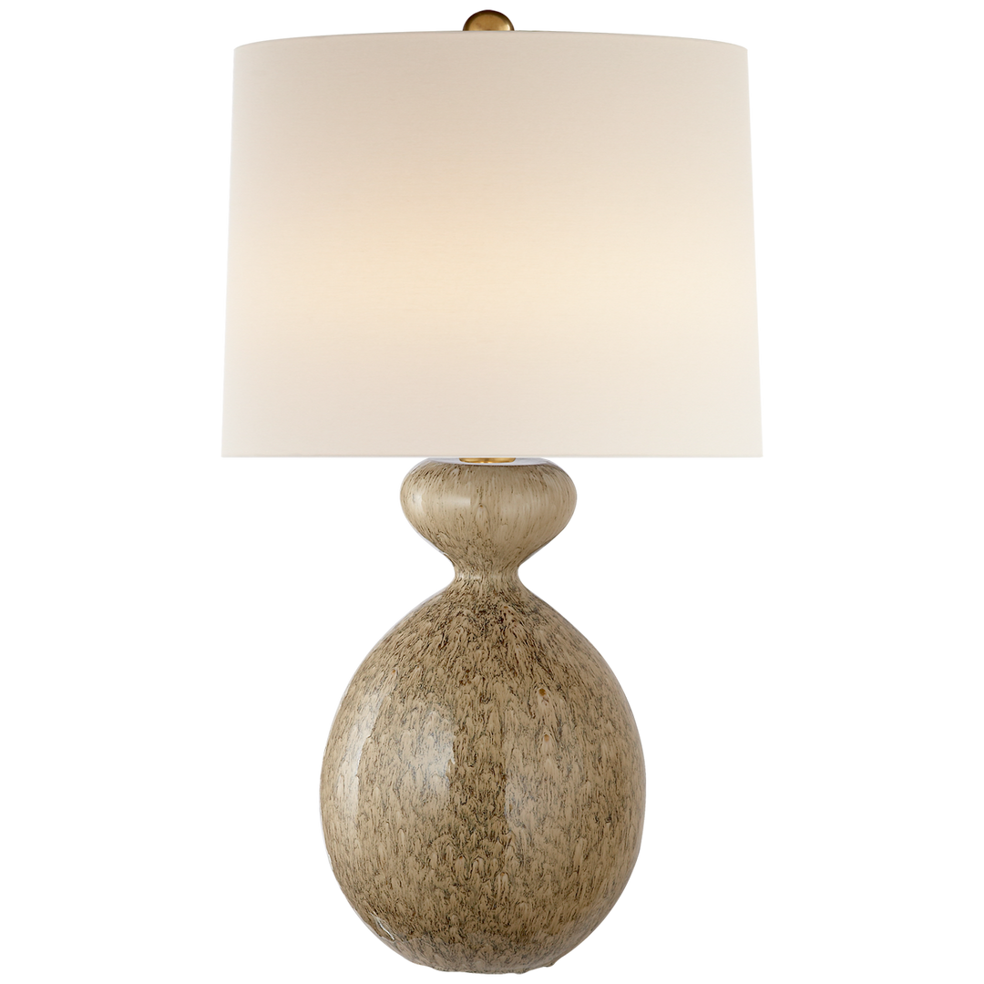 Goya Table Lamp-Visual Comfort-VISUAL-ARN 3606MS-L-Table LampsMarbleized Sienna-5-France and Son