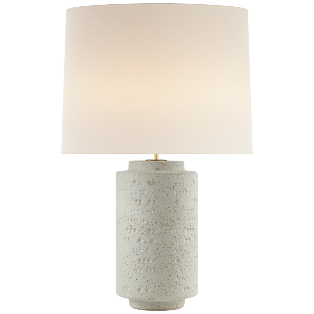 Delainey Large Table Lamp-Visual Comfort-VISUAL-ARN 3609VI-L-Table LampsVolcanic Ivory-2-France and Son