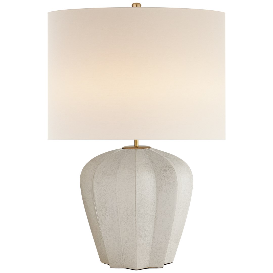 Pilot Medium Table Lamp-Visual Comfort-VISUAL-ARN 3611BC-L-Table LampsBone Craquelure-1-France and Son