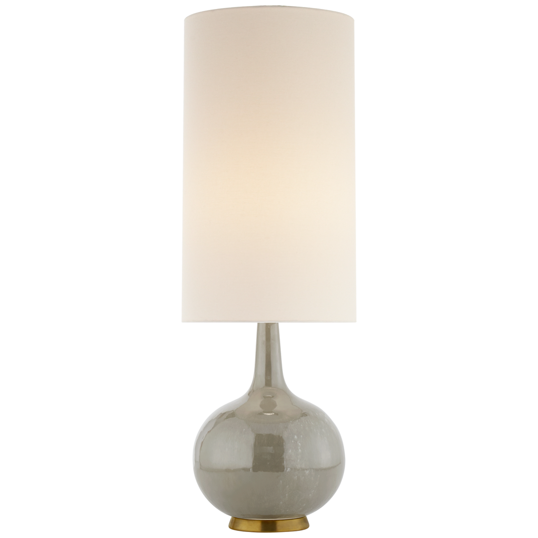 Harvey Table Lamp-Visual Comfort-VISUAL-ARN 3620SHG-L-Table LampsShellish Gray-2-France and Son