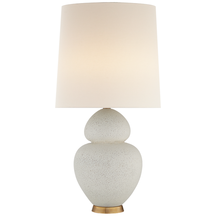 Mika Table Lamp-Visual Comfort-VISUAL-ARN 3622CHW-L-Table LampsChalk White-2-France and Son