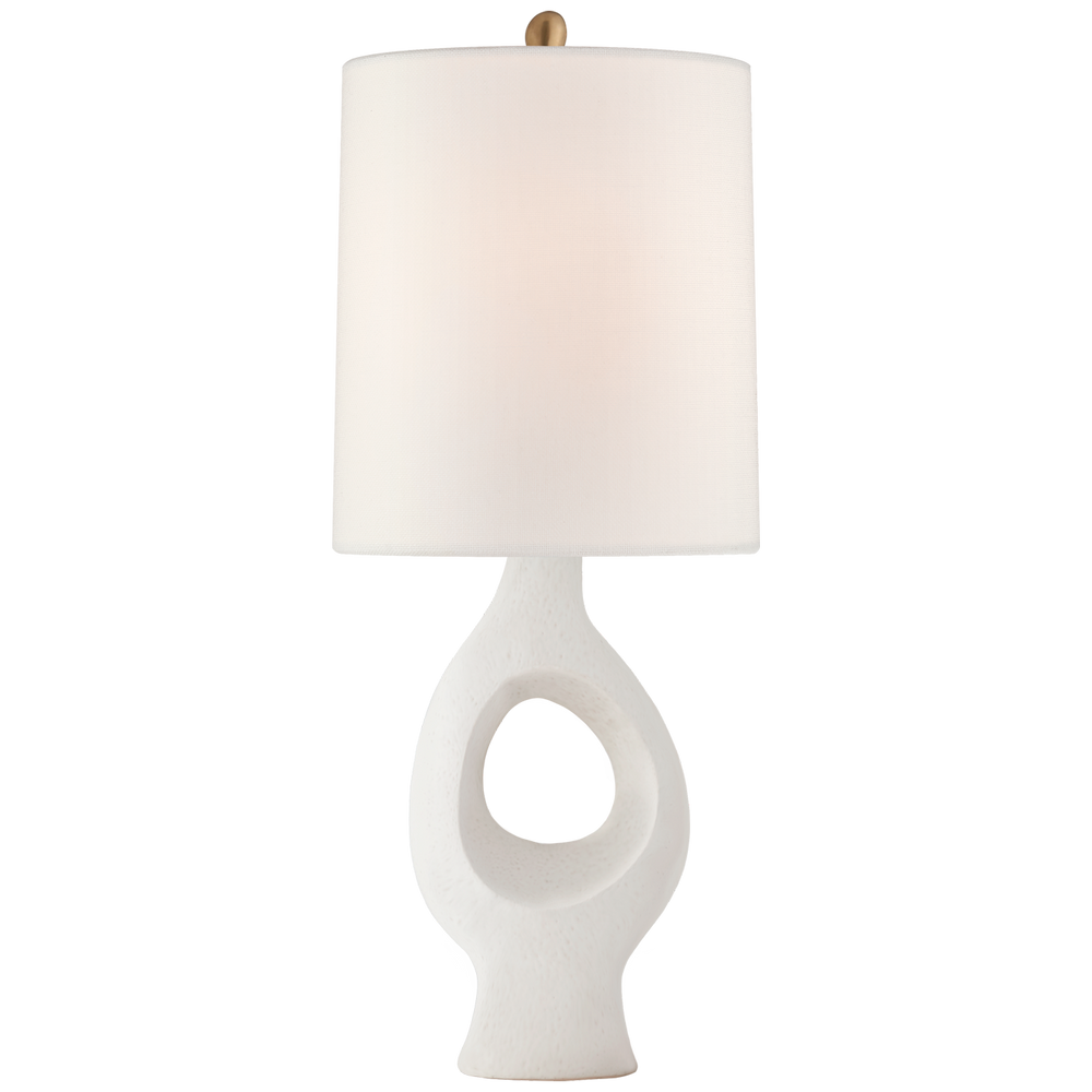 Carrice Medium Table Lamp-Visual Comfort-VISUAL-ARN 3641MWT-L-Table LampsMarion White-2-France and Son