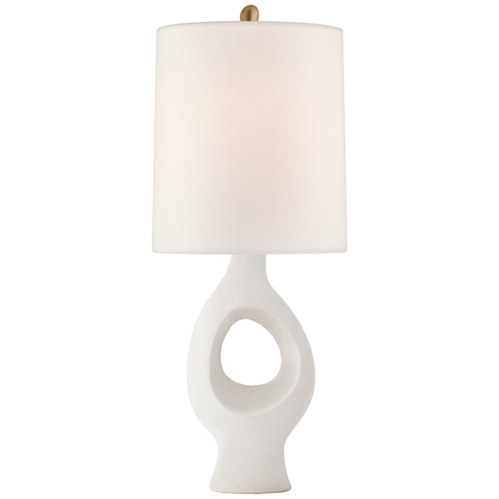 Carrice Medium Table Lamp-Visual Comfort-VISUAL-ARN 3641MWT-L-Table LampsMarion White-2-France and Son