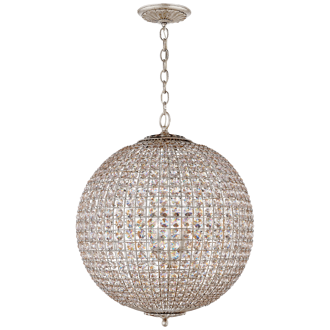 Raymond Chandelier-Visual Comfort-VISUAL-ARN 5101BSL-CG-ChandeliersLarge-Burnished Silver Leaf-4-France and Son