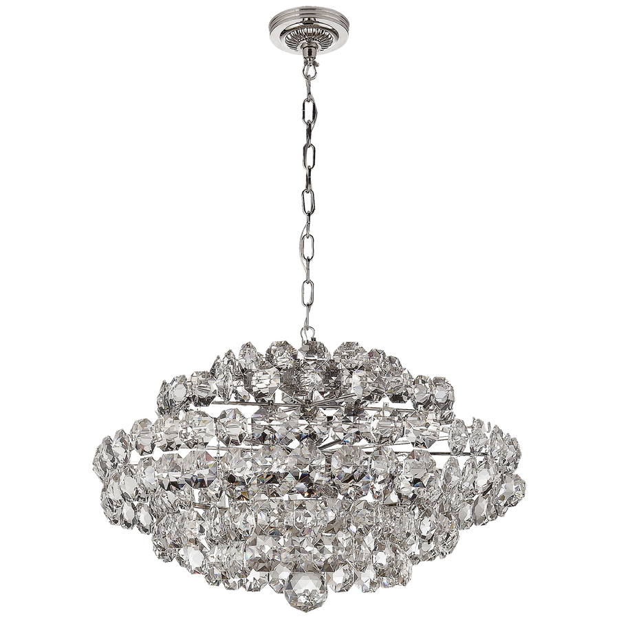 Santiago Chandelier-Visual Comfort-VISUAL-ARN 5105PN-CG-ChandeliersSmall-1-France and Son