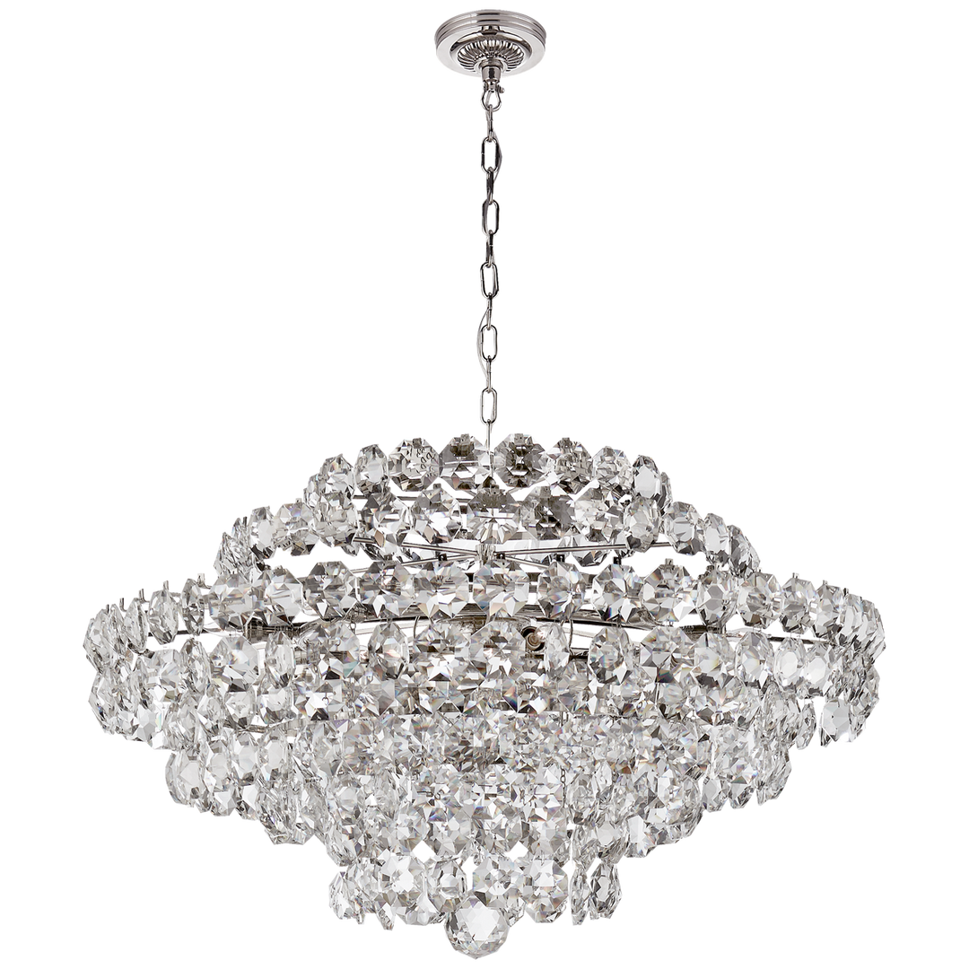 Santiago Chandelier-Visual Comfort-VISUAL-ARN 5120PN-CG-ChandeliersLarge-4-France and Son