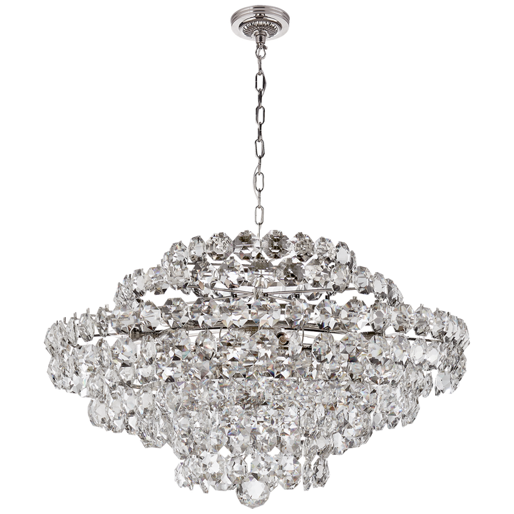 Santiago Chandelier-Visual Comfort-VISUAL-ARN 5120PN-CG-ChandeliersLarge-4-France and Son