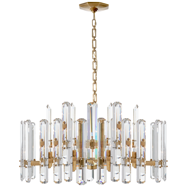 Briscoe Chandelier-Visual Comfort-VISUAL-ARN 5125HAB-CG-ChandeliersLarge-Hand-Rubbed Antique Brass-4-France and Son