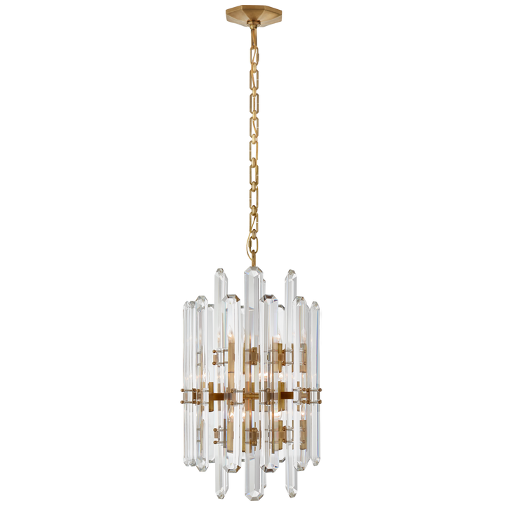 Briscoe Chandelier-Visual Comfort-VISUAL-ARN 5128HAB-ChandeliersTall-Hand-Rubbed Antique Brass-6-France and Son