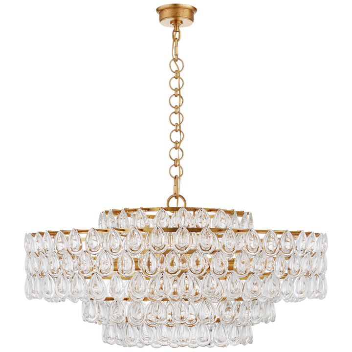 Lucy Chandelier-Visual Comfort-VISUAL-ARN 5174G-CG-ChandeliersLarge-Gild-3-France and Son