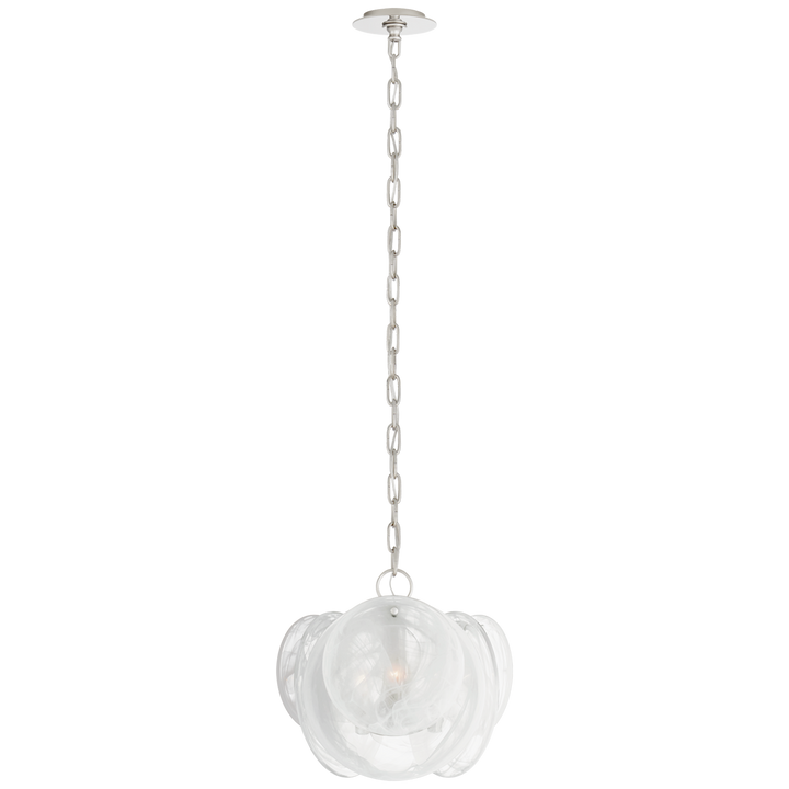 Lincoln Petite Chandelier-Visual Comfort-VISUAL-ARN 5453PN-WSG-ChandeliersPolished Nickel-2-France and Son