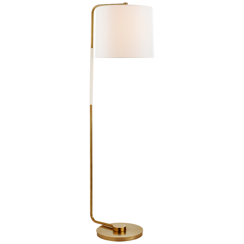 Sycorax Articulating Floor Lamp-Visual Comfort-VISUAL-BBL 1070SB-L-Floor LampsSoft Brass-2-France and Son