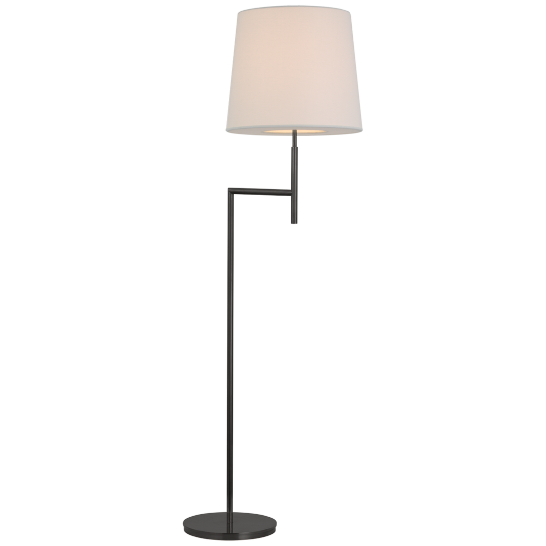 Cirion Bridge Arm Floor Lamp-Visual Comfort-VISUAL-BBL 1170BZ-L-Floor LampsBronze-3-France and Son