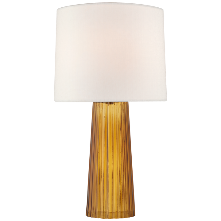 Dayanna Medium Table Lamp-Visual Comfort-VISUAL-BBL 3120AMB-L-Table LampsAmber-1-France and Son