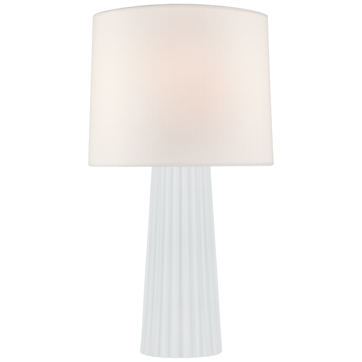 Dayanna Medium Table Lamp-Visual Comfort-VISUAL-BBL 3120WG-L-Table LampsWhite Glass-4-France and Son