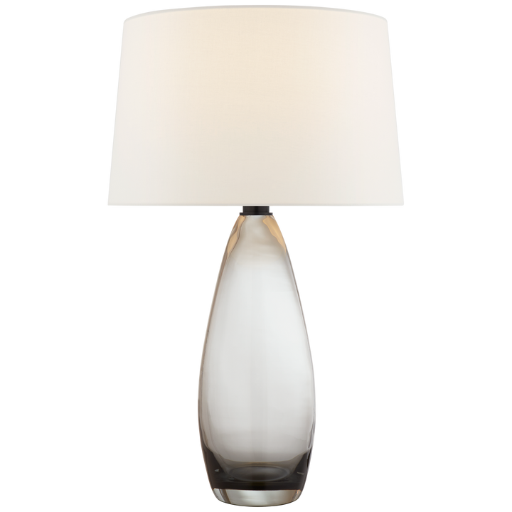 Madrona Large Tall Table Lamp-Visual Comfort-VISUAL-CHA 3420SMG-L-Table LampsSmoked Glass-2-France and Son