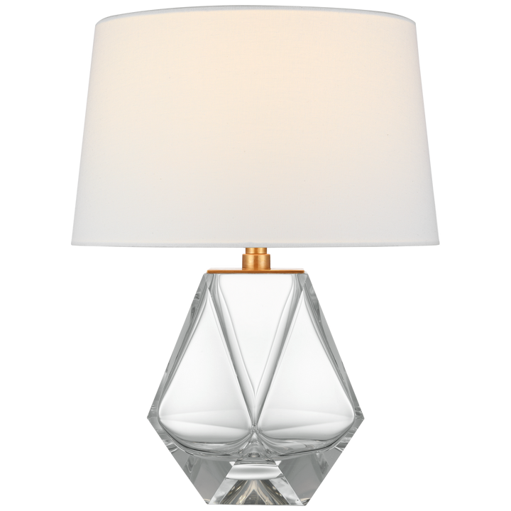 Gissele Small Table Lamp-Visual Comfort-VISUAL-CHA 8437WG-L-Table LampsClear Glass-1-France and Son