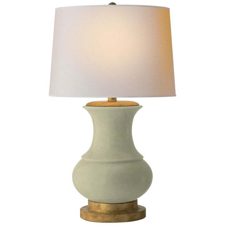 Dallas Table Lamp-Visual Comfort-VISUAL-CHA 8608CC-NP-Table LampsCeladon Crackle-1-France and Son