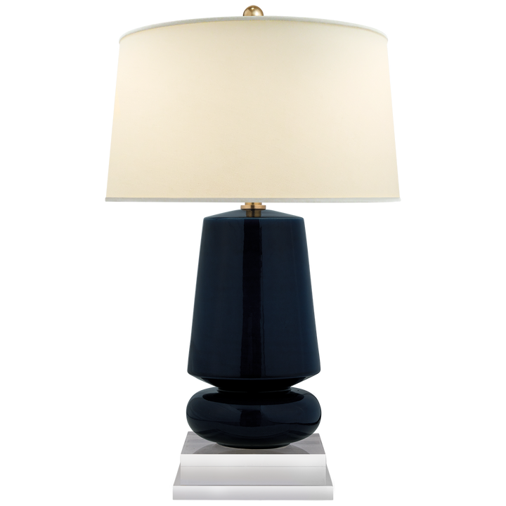 Parisian Table Lamp-Visual Comfort-VISUAL-CHA 8668DM-PL-Table LampsSmall-Denim Porcelain-1-France and Son