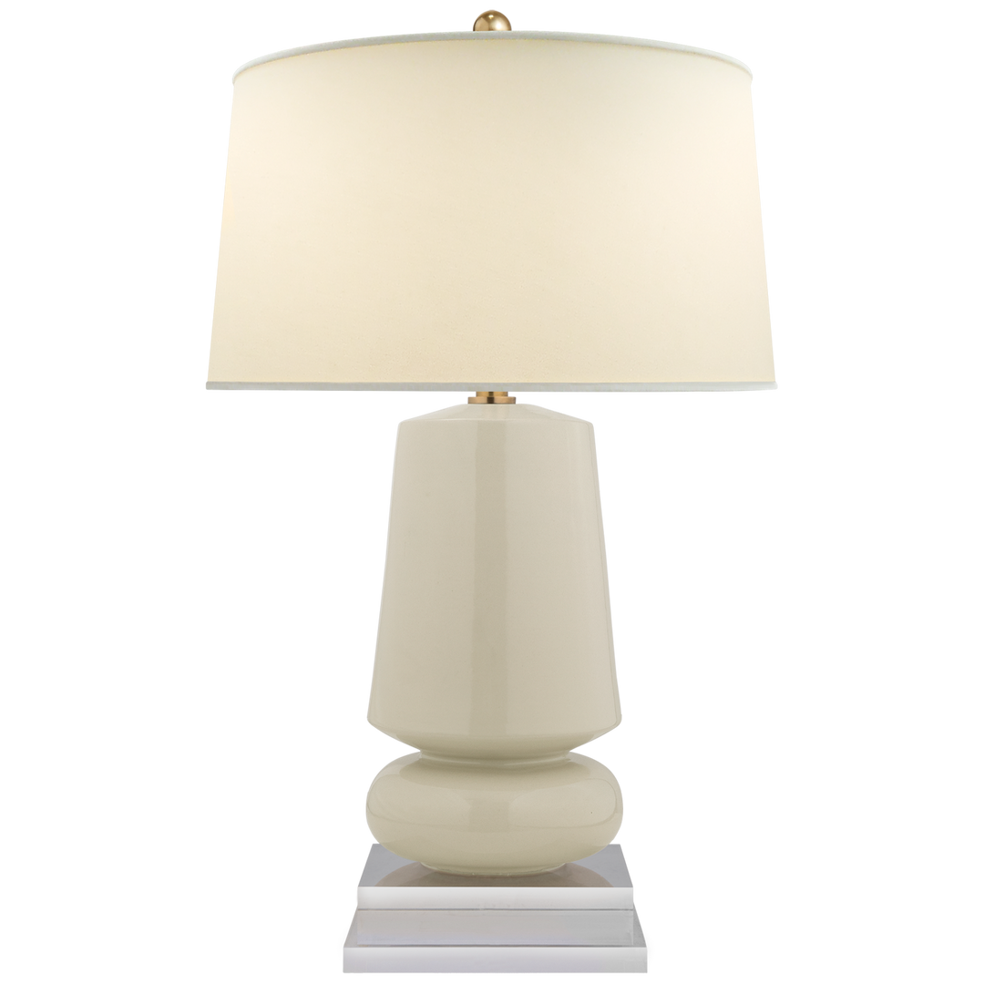 Parisian Table Lamp-Visual Comfort-VISUAL-CHA 8668ICO-PL-Table LampsSmall-Coconut Porcelain-2-France and Son