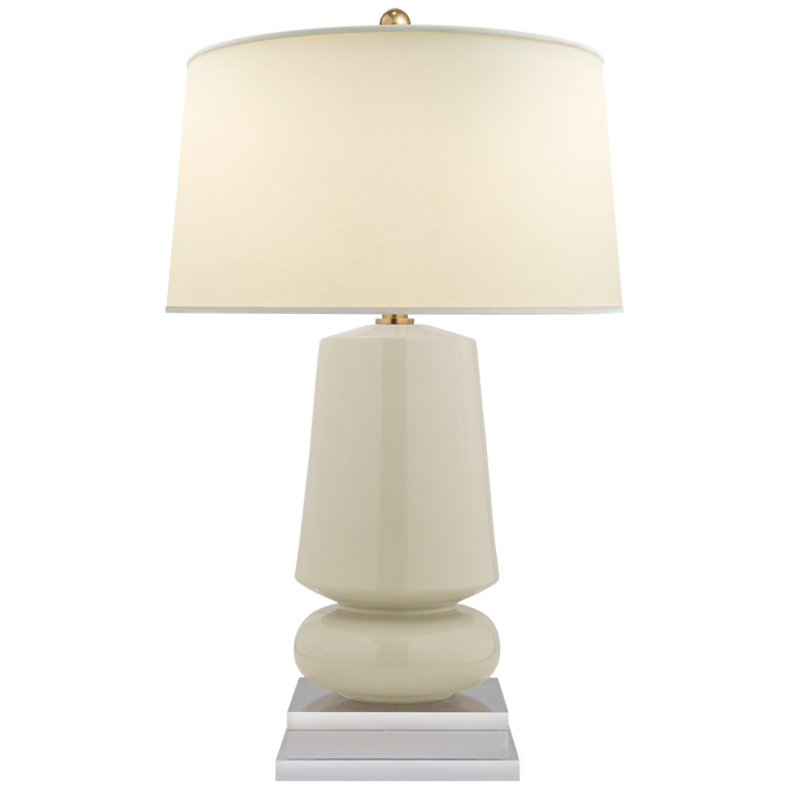 Parisian Table Lamp-Visual Comfort-VISUAL-CHA 8668ICO-PL-Table LampsSmall-Coconut Porcelain-2-France and Son