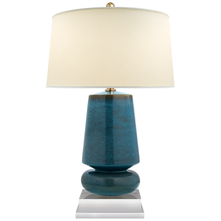 Parisian Table Lamp-Visual Comfort-VISUAL-CHA 8668OSB-PL-Table LampsSmall-Oslo Blue-3-France and Son